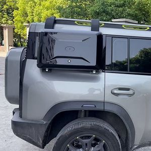 Mochila de Almacenamiento Lateral de Aluminio Negro Brillante de Lujo para BYD Leopard 5 Fang Cheng Bao 5, Fácil Instalación - Product Image 5