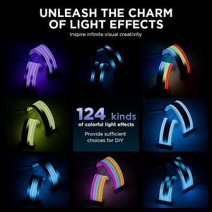 Asiahorse ขายร้อน RGB PSU สายเคเบิลแถบ M-ATX ATX 24Pin 8Pin RGB ฝาครอบสาย RGB - Product Image 3