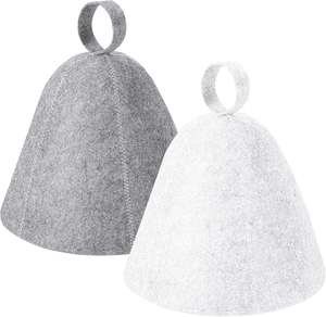 Chapeau de sauna en feutre de laine 100% de 5 mm, écologique et luxueux, 23x35 cm, couleur unie, pour la salle de bain, la banya russe, pour hommes et femmes - Product Image 1