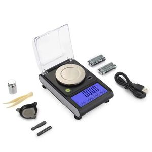Balance de poche Veidt 50g*0.001g, mini balance numérique portable légère pour bijoux, balance précise en grammes VT-501C 50g*0 - Product Image 2