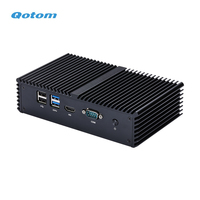 Mini PC 6 LAN Celeron 3865U Dual Core 1,8 GHz RS232 1U Rack en option Routeur puissant Pare-feu