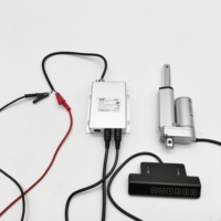 Mini actionneur linéaire rapide DC 12V 24VDC, moteur d'actionneur linéaire, télécommande sans fil, boîte de commande avec support de montage