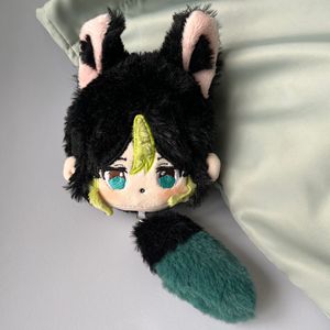 10cm Tighnari Venti Xiao Tartaglia Wanderer Kawaii gatto orecchio Cos fabbrica Anime a buon mercato bambola di peluche giocattolo ciondolo <span class=keywords><strong>gioco</strong></span> - Product Image 5