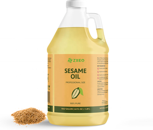 Huile de sésame 100% pure pressée à froid, huile de massage pour le corps, pénétration profonde, effet chauffant pour la peau, les cheveux, fabrication de <span class=keywords><strong>savon</strong></span>, base pour cosmétiques DIY - Product Image 2