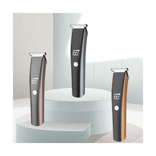 New Design Colors Wireless Professional Cordless LED Display Hair Trimmer With 4 Comb Attachments