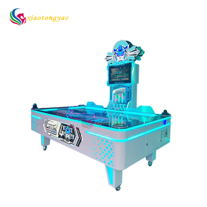 Machine de hockey sur air commerciale à deux joueurs, table de hockey sur air à monnayeur pour 4 joueurs, machine de divertissement - Product Image 1