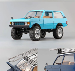 MN Modell 168 1/12 Rover Classic 1970 2-Türen-Modellfahrzeug 2.4G 4WD Lichter Schlamm-Schiene Funksteuerung RC Raupen-Lkw RTR lizenziertes Spielzeug - Product Image 4