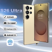 Smartphone S26 Ultra 5G, 22G+2TB, Mejor Precio, Cámara de 108MP, Doble SIM, Versión Global Desbloqueada, Pantalla HD, LTE, NFC