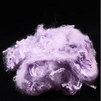 Fibre de polyester en copeaux semi-terne teinte en masse violet pâle PSF pour le filage
