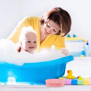 Silicone souple Brosse de <span class=keywords><strong>Massage</strong></span> De Bain De Lavage De Cheveux Shampooing Cuir Chevelu pour bébé - Product Image 6