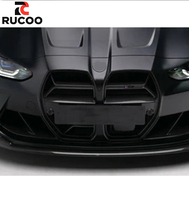 Calandre de radiateur avant en carbone sec préimprégné style CSL pour BMW G80 G81 M3 G82 G83 M4, finition carbone brillant, ensemble de calandre