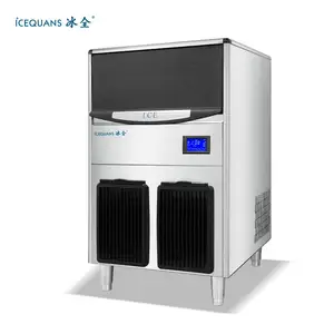 100 Kg Commercial cube ice maker iced coffee maker machine 100kg/24h Undercounter ice cube machine maker On Sale