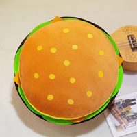Hamburger frites Pizza chips dessin animé en peluche créatif lit Snack sac oreiller pour anniversaire saint valentin cadeau multi-couleurs