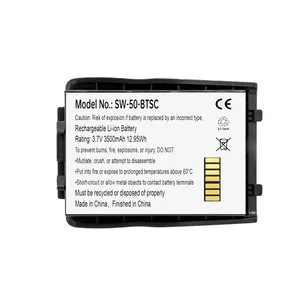 OEM नई मोबाइल बारकोड स्कैनर पीडीए बैटरी के लिए Datalogic लिंक्स 94ACC0065 50-BTSC 50-BTEC बैटरी