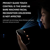 Aurey Vente en gros Personnalisé 9h 2.5D Anti-espion Premium Privacy Protecteur d'écran pour iphone 16 Verre Protecteur Mobile Phone Film