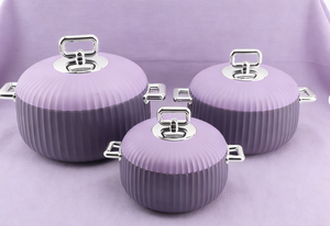 Sıcak satış lüks yalıtımlı gıda Warmer4L + 5L + 6 3 adet SetABS + paslanmaz çelik yalıtımlı termal gıda kapları - Product Image 4