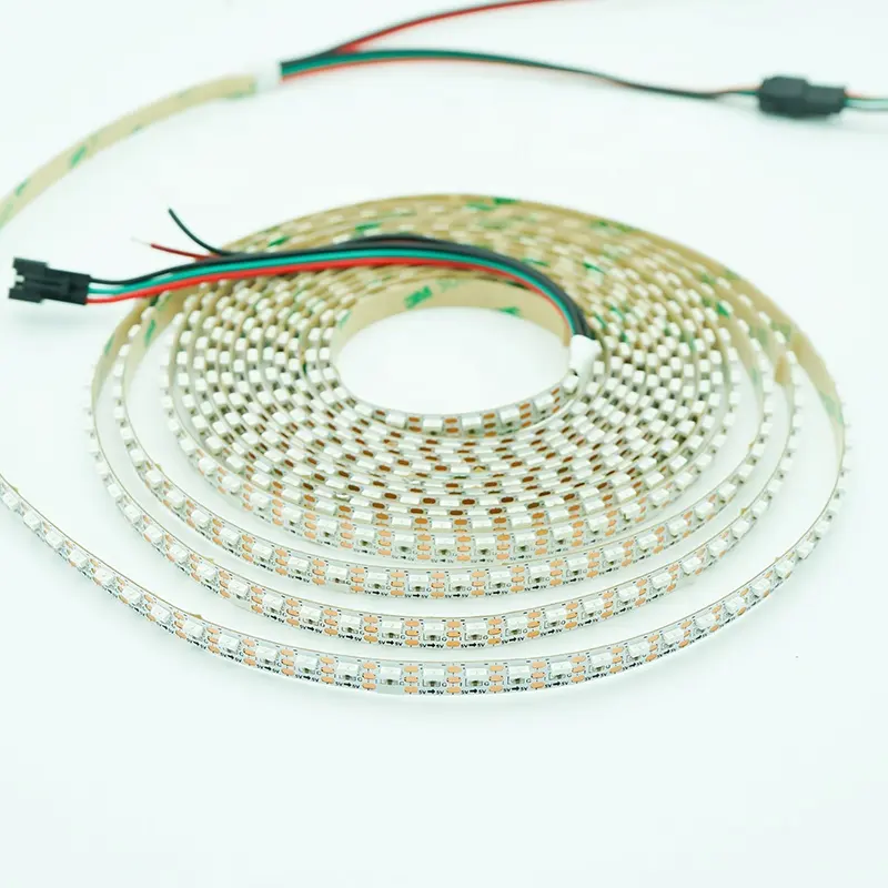 Rgb Led Smd High Brightness Manufacturer Side Glowing 120 LED SK6812 SMD 4020 RGB LED Strip For Festival Holiday Lighting