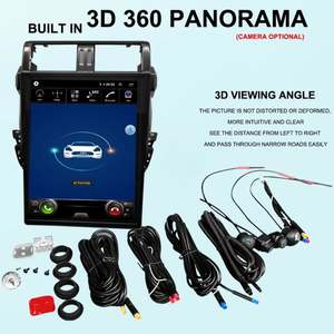 Pantalla Tesla de 15 Pulgadas para Toyota Land Cruiser Prado 150 2014-2017 LC150, Radio de Coche Android 13, Reproductor Multimedia de Video, GPS, 2 Din - Product Image 3