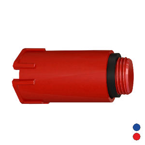 Capuchon de test de tuyauterie 1/2 fileté pour système de test rouge-bleu - Product Image 1