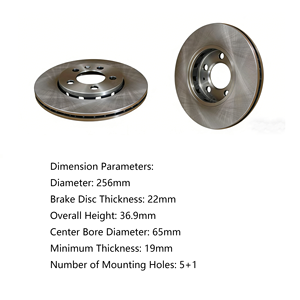 Disque de frein avant de haute qualité 1J0615301D 6R0615301 8Z0615301B JZW615301N DF2803 Convient à Audi, <span class=keywords><strong>Volkswagen</strong></span>, Skoda et Seat - Product Image 4