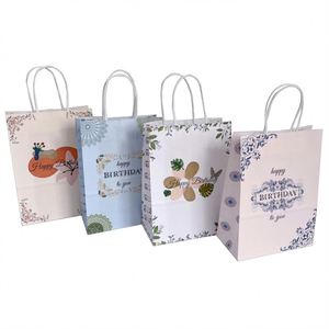 KUAIMA Small Size 16*8*22cm Reusable <b>Birthday</b> Gift <b>Paper</b> Bags for Kids Women or Mom <b>Birthday</b> - Product Image 1