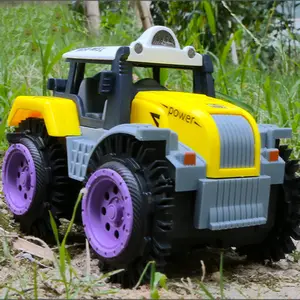 Penjualan Laris Mainan Mobil Stunt Mobil Tumbling Mainan Traktor Pertanian Mini Terbalik untuk Anak-anak