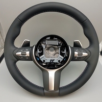 Volant en cuir de série M pour BMW M3 M5 F20 F22 F23 F30 F33 F34 X1 F48 X5 F15 X3 F25 F80 E90 E70 E84 avec palettes