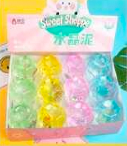 Wanzhen Sweet Slimes Crystal Mud, 12 piezas de masa de modelar creativa y colorida para niños de 7 a 12 años - Product Image 3