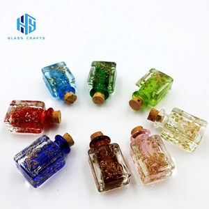 Handmade mini chai Murano thủy tinh lampwork thời trang mặt dây chuyền & quyến rũ Hương liệu Tinh dầu nước hoa khuếch tán Mặt dây chuyền - Product Image 2