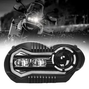 E-mark Approved LED Motorcycle Headlight DRL High Low Beam Headlamp For BMW R1200GS 2004 to 2012 Adventure 2005 to 2013