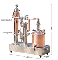 Machine de distillerie de gin à l'huile essentielle de lavande à l'huile de rose multifonctionnelle de 20L