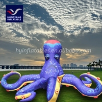 Figure gonflable d'Halloween de tentacule de poulpe Air Dancer Animal Model Blower Digital Nylon Arch pour la promotion extérieure