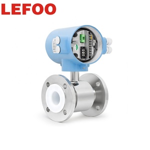Lefoo Industriële Elektromagnetische Stromingsmeter DN10-300 4-20ma <span class=keywords><strong>Output</strong></span> Ptfe Voering Magnetische Waterstroom Ip65 Voor Vloeistofmeting - Product Image 2