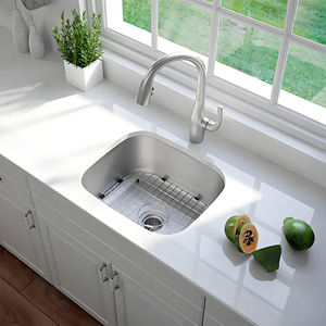 590x375mm smalto Undermount singolo ciotola in acciaio inox lavello da <span class=keywords><strong>cucina</strong></span> con <span class=keywords><strong>vasca</strong></span> grande - Product Image 4
