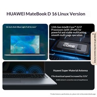 Nouveau pour MateBook D 16 pouces, ordinateur portable ultra-fin, 13e génération, haute performance, tension standard, Intel I5, 16 Go de RAM, 1 To de SSD, Wi-Fi 6