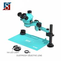Microscope RF4 RF-7050Pro-FO19, Numérique Trinocular Électronique Rotatif à 360 Degrés pour Réparation de Téléphones Portables