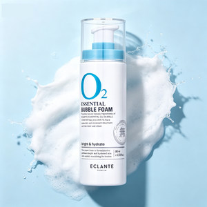 ECLANTE Mousse Nettoyante Oxygénante O2 80mL – Nettoyant Visage Doux Moussant pour Pores Profonds – Soin Coréen OEM - Product Image 1