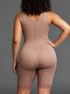 Body sculptant grande taille avec fermeture éclair à l'entrejambe, contrôle du ventre, gaine amincissante sous la poitrine, rehausseur de fesses pour <span class=keywords><strong>femme</strong></span> - Product Image 6