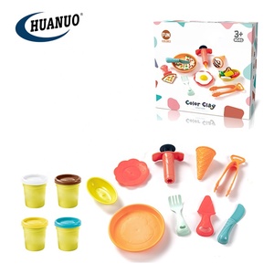Juego de juego de simulación de plastilina de colores, 6 latas (2 onzas) con juego de arcilla para herramientas de juego para ni - Product Image 3