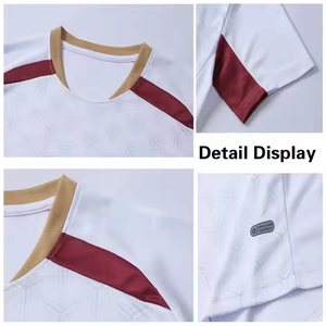 Maillots de football américain et uniformes de football personnalisés, respirants, à séchage rapide, à manches courtes, kit sportif d'été pour hommes - Product Image 5