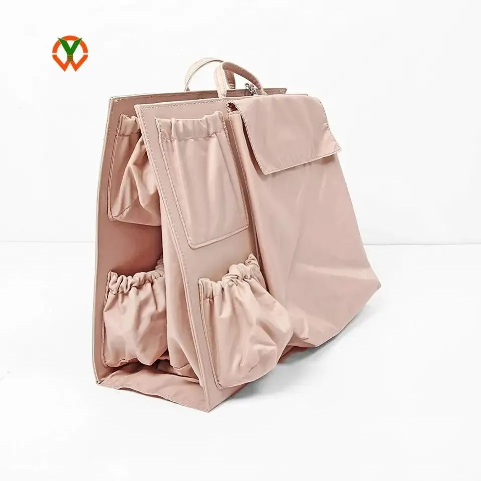 Mini sac fourre-tout personnalisé pour extérieur portable pour bébé Organisateur de couches Sac fourre-tout amovible pour voyage Sac pour maman avec 11 poches