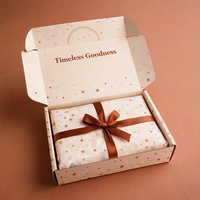 Caja de embalaje navideña, cajas vacías, caja de embalaje morada, caja de cartón, cajas de envío, caja de correo corrugada impresa personalizada