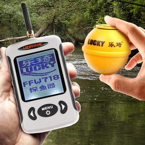 เครื่องหาปลาแบบมือถือไร้สาย เครื่องวัดความลึกสำหรับเรือ เครื่องหาปลา GPS พร้อมเซ็นเซอร์โซนาร์ - Product Image 3