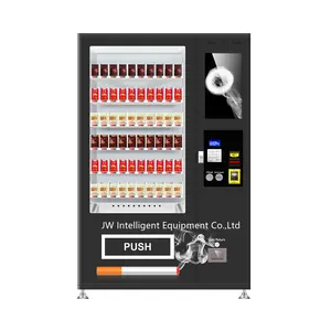 Mesin Vending dengan Card Reader Distributeur Automatique Vending Machine dengan Verifikasi Usia Gratis Seumur Hidup