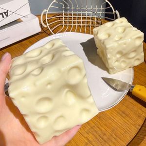 Uncompressed Anti-Stress <b>Squishy</b> Squeeze-Able Lotion Cheese Toy for Girls and Boys - Product Image 1