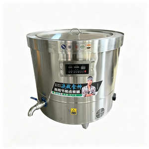 หม้อตุ๋นแก๊สสแตนเลสสองชั้นเก็บความร้อนสำหรับครัวเชิงพาณิชย์ - Product Image 1
