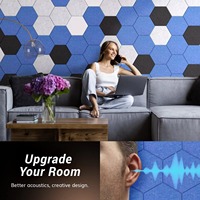 Autocollants muraux en briques 3D modernes (polyester) Panneaux muraux durables et écologiques pour la décoration de la maison et du bureau