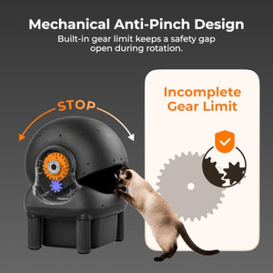 Bac à litière pour chat automatique avec caméra HD 1080P, suivi du comportement du chat, toilette pour chat sans odeur, IA, 2.4G, bac à litière autonettoyant - Product Image 2