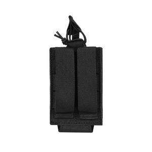 Pochette utilitaire en polyester noire amovible et détachable pour gilet tactique Artex, porte-chargeur, équipement de défense personnel - Product Image 3