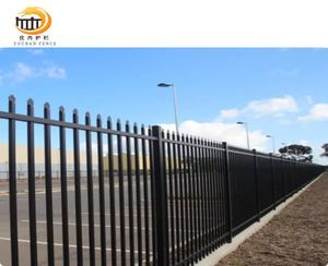 4 piedi piano in acciaio zincato nero Privacy giardino recinzione recinzione traliccio cancello prodotto - Product Image 4